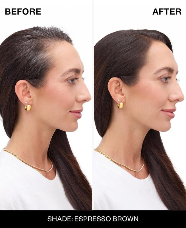 Missa aldrig en spray för att åtgärda rötter och hårbotten