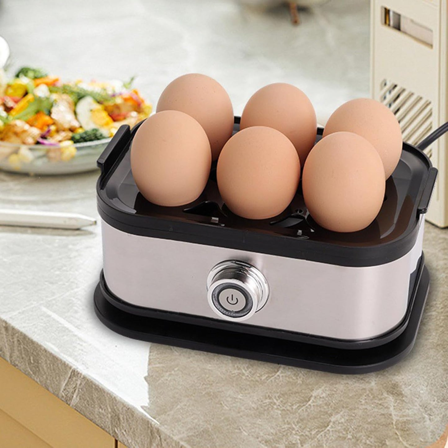🔥 39% RABATT – Elektrisk Äggkokare för Smidiga Frukostar! 🍳✨