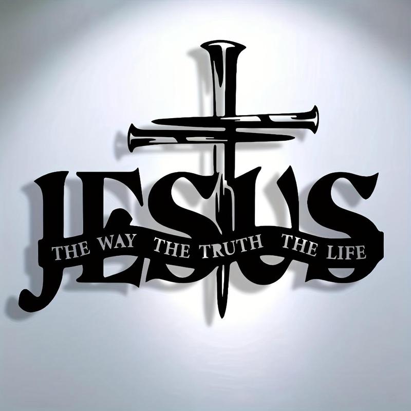 (🎁Sista dagen 49 % rabatt)🔥Jesus & Cross Design Wall Art - ⌛Begränsad handgjord serie