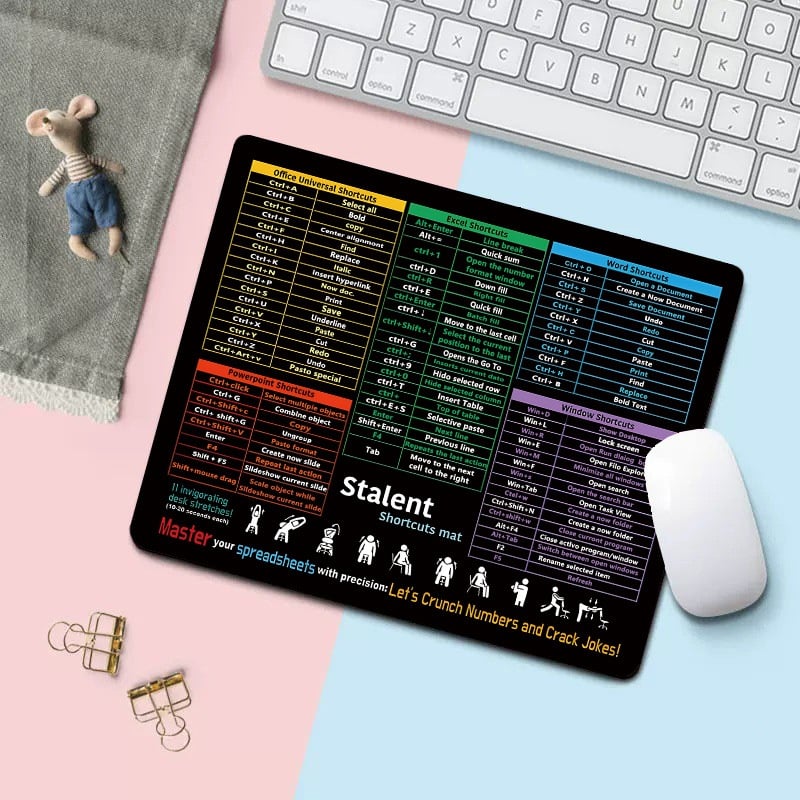 🔥 Superdeal 49% RABATT – Excel Fusklapp som Skrivbordsunderlägg 🧠💻