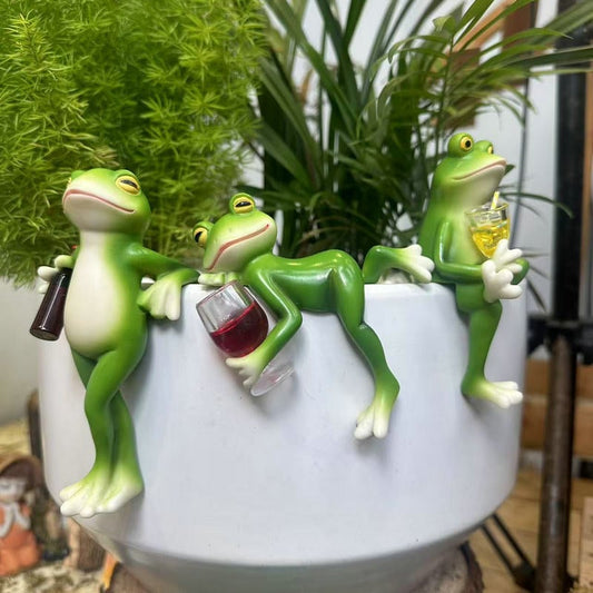 🔥 50% Rabatt! Den Sötaste Grodan i Din Kruka – Ge Växterna Lite Personlighet!