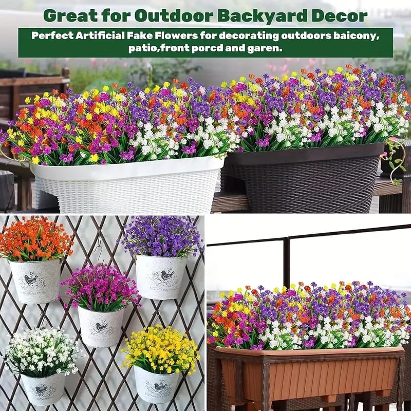 ✨Denna veckas specialpris 29 kr💥Livfulla UV-beständiga artificiella blommor🌺