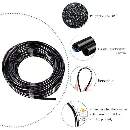 🔥Superdeal! 40% Rabatt! – 360° Bågböjt Automatisk Bevattningssystem – Effektiv Vattning för Hela Trädgården