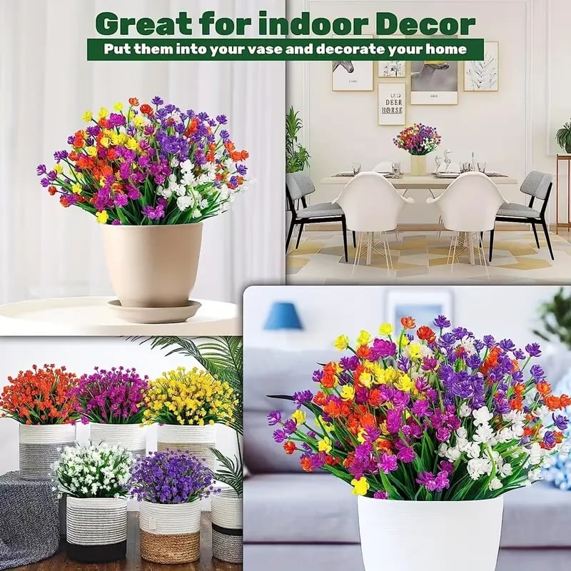 ✨Denna veckas specialpris 29 kr💥Livfulla UV-beständiga artificiella blommor🌺