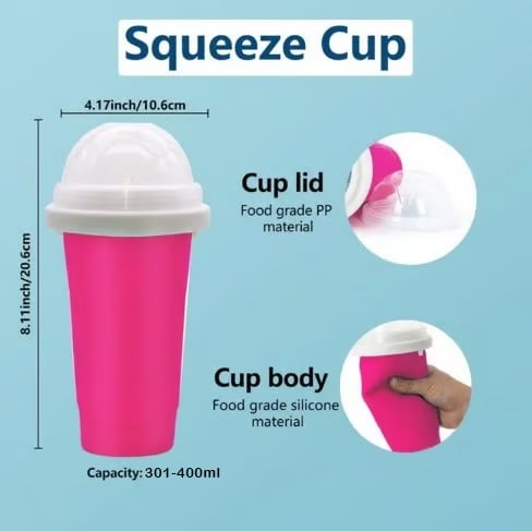 🔥Superdeal! 36% Rabatt! - Smoothie & Slush-mugg – Frys, Kläm & Njut på Sekunder