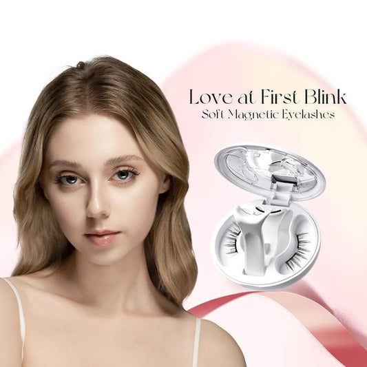 🔥Superdeal! 40% Rabatt! – Mjuka Magnetiska Lösögonfransar – Allt-i-Ett Box, Återanvändbara & Lätta att Sätta På